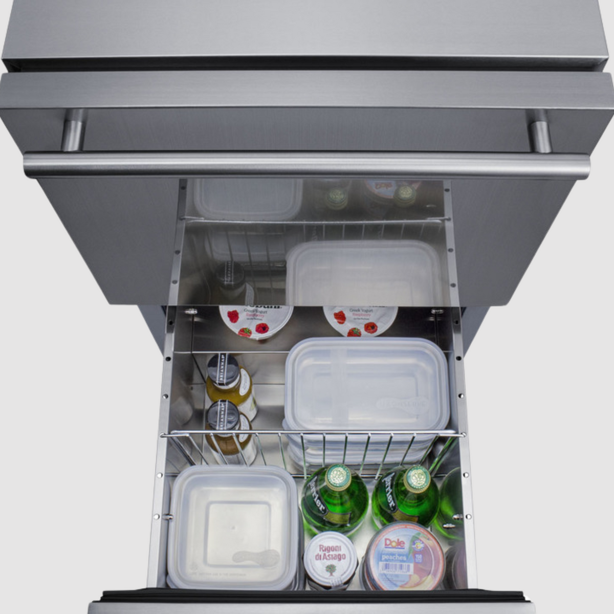 Summit 18" Wide Outdoor 2-Drawer All-Refrigerator, ADA Compliant ADRD18OS