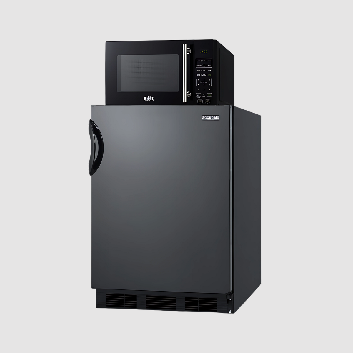 Summit Microwave/Refrigerator-Freezer Combination with Allocator MRF66BKA