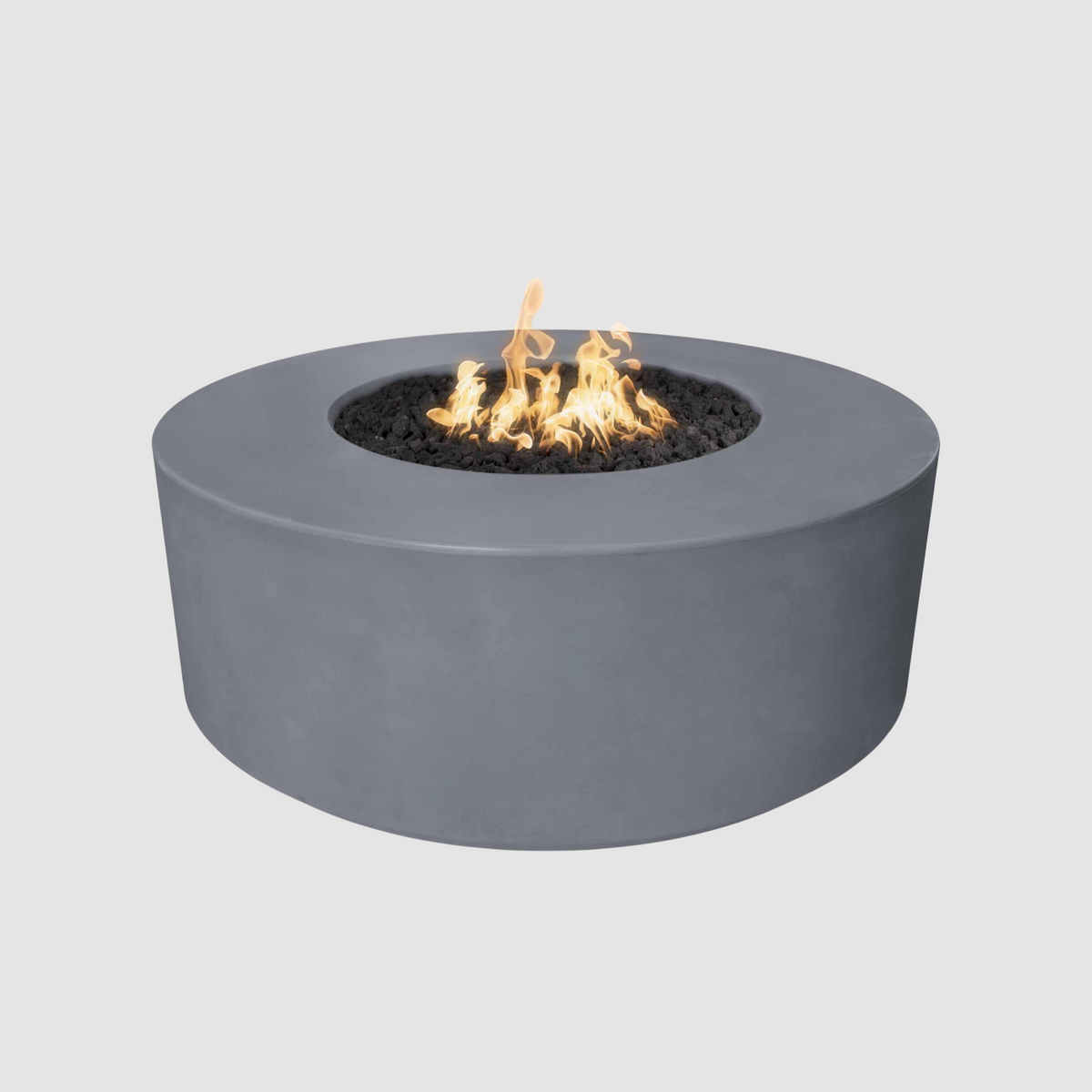 The Outdoor Plus Florence Fire Pit - 20″ Tall GFRC Concrete