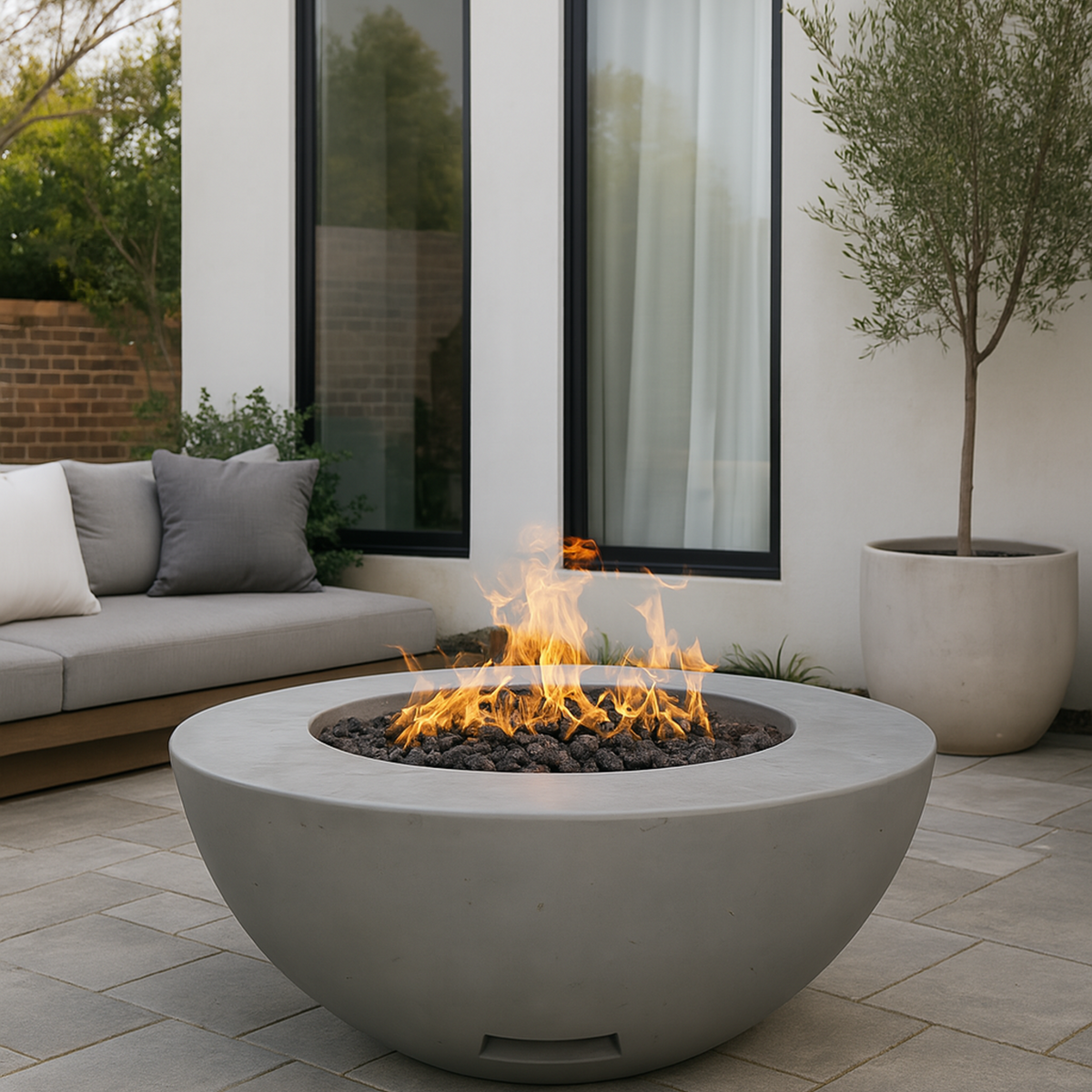 Phoenix Precast Products Round Fire Table