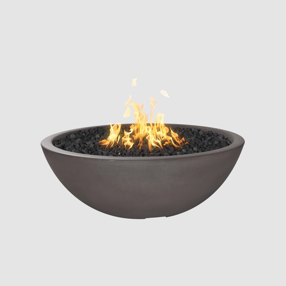 The Outdoor Plus Sedona Fire Pit - Narrow Ledge - 15” Tall GFRC Concrete