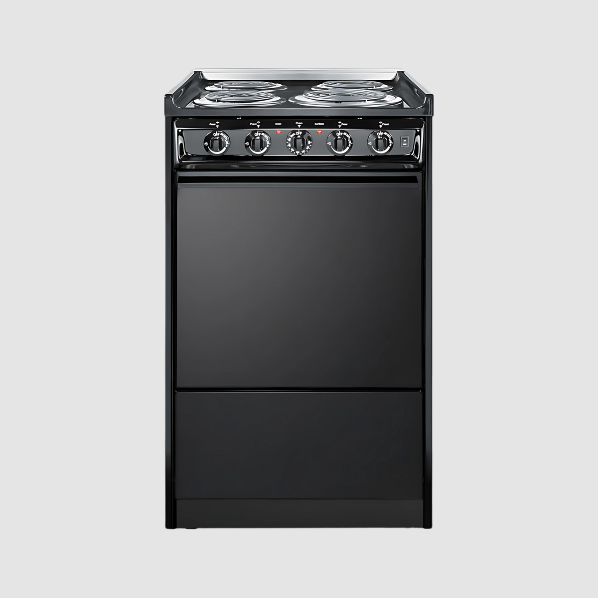 Summit 20" Wide Electric Coil Range TEM110BRWY