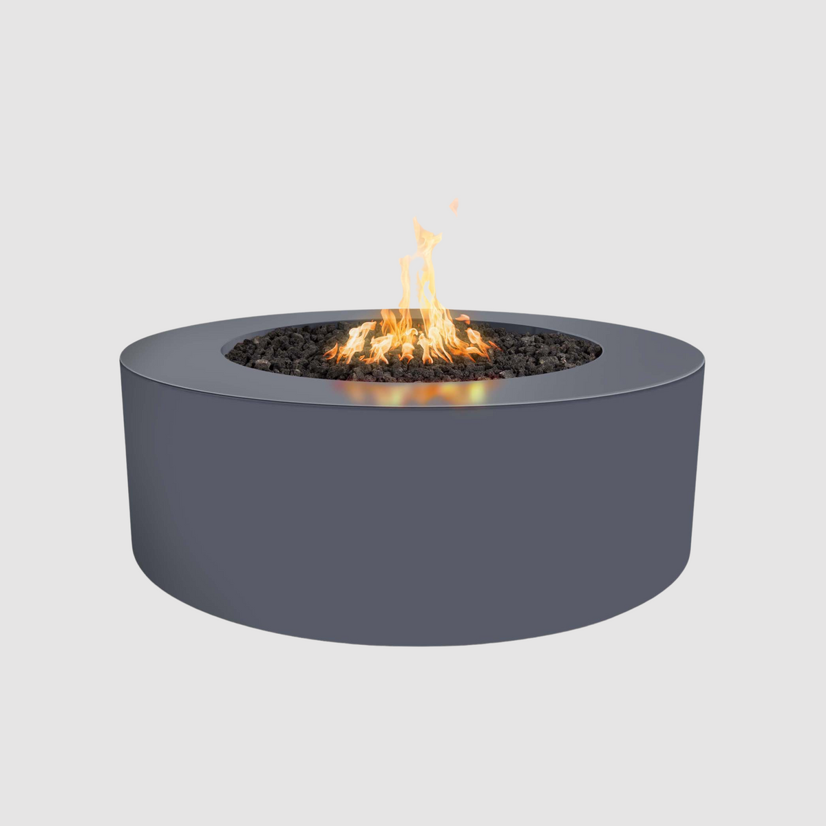 The Outdoor Plus Unity Round Fire Pit - 24″ Tall Powder Coat Steel