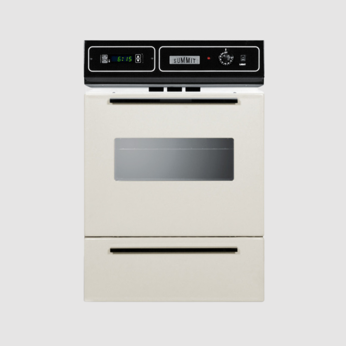 Summit 24" Wide Electric Wall Oven, 220/240V and 115/120V TEM721BKW