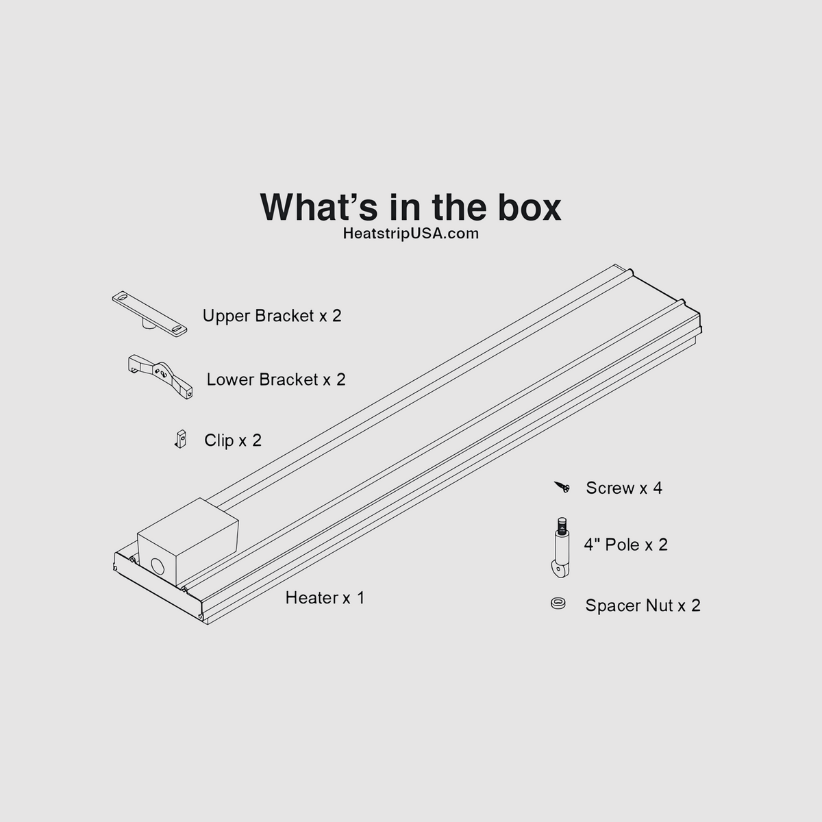 Heatstrip Large 3200 Watt 240 Volt