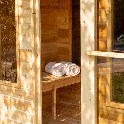 Leisurecraft CT Georgian Cabin Sauna with Changeroom