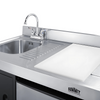Summit 63" Wide All-in-One Kitchenette with Electric Range ACK63ELSTB