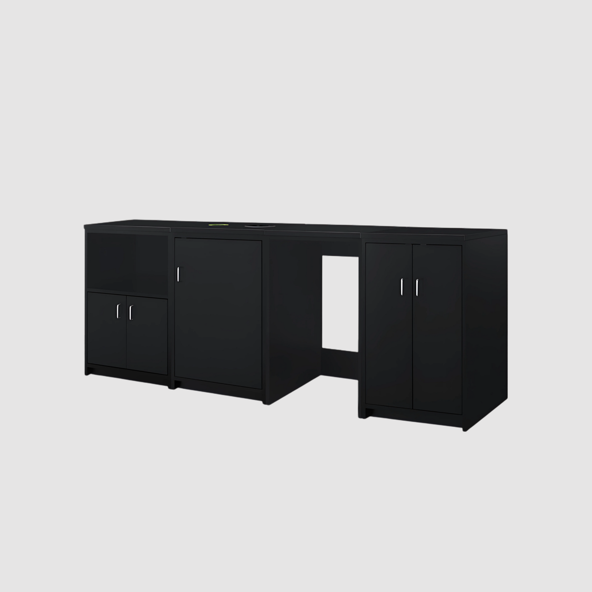 Summit 85" Wide Casework Suite with Refrigerator and Microwave, ADA Height CWSUITE85R