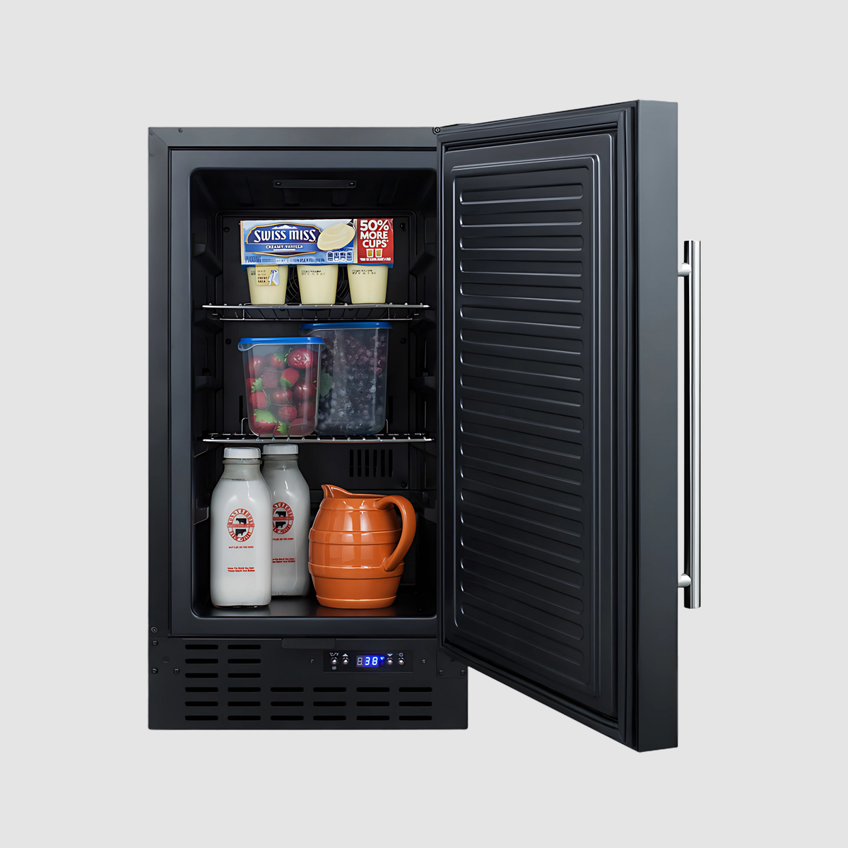 Summit 85" Wide Casework Suite with Refrigerator and Microwave, ADA Height CWSUITE85R