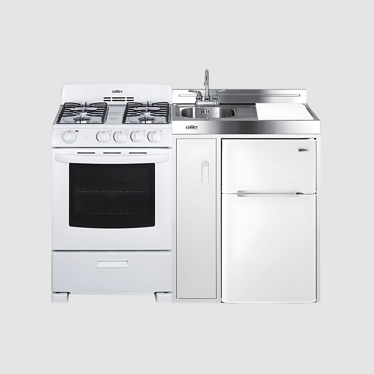 Summit 54" Wide All-in-One Kitchenette with Electric Coil Range ACK54COILW