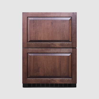 Summit 15" and 24" Wide 2-Drawer All-Refrigerator, ADA Compliant (Panels Not Included) ADRD24PNR ADRD15PNR