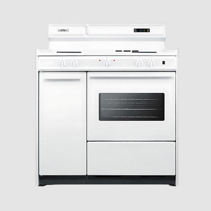 Summit 36" Wide Electric Coil Top Range WEM430KW