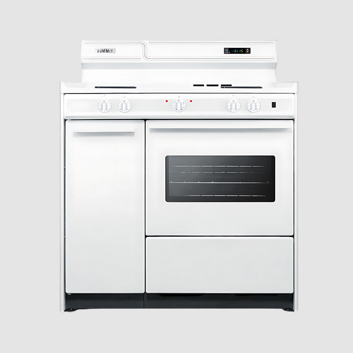 Summit 36" Wide Electric Coil Top Range WEM430KW