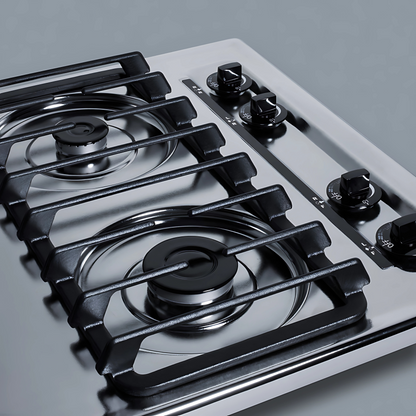 Summit 30" Wide 4-Burner Gas Cooktop Electric ZNL053