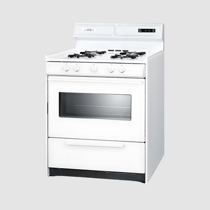 Summit 30" Wide Gas Range WNM2307DK