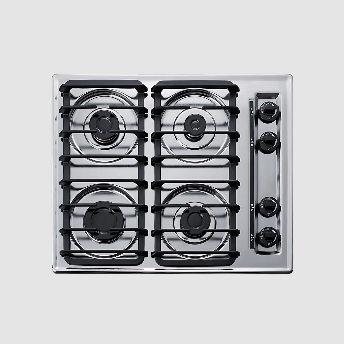 Summit 30" Wide 4-Burner Gas Cooktop Electric ZNL053