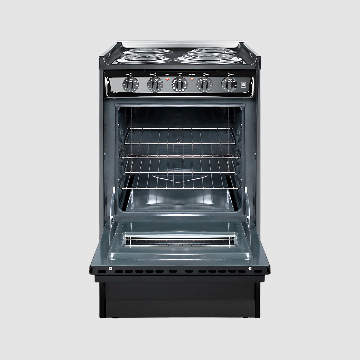 Summit 20" Wide Electric Coil Range TEM110BRWY