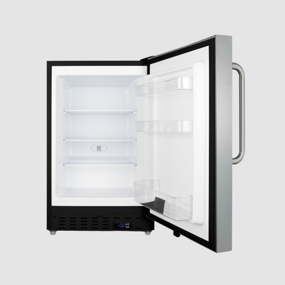 Summit 20" Wide Built-In All-Freezer, ADA Compliant ALFZ37BCSS