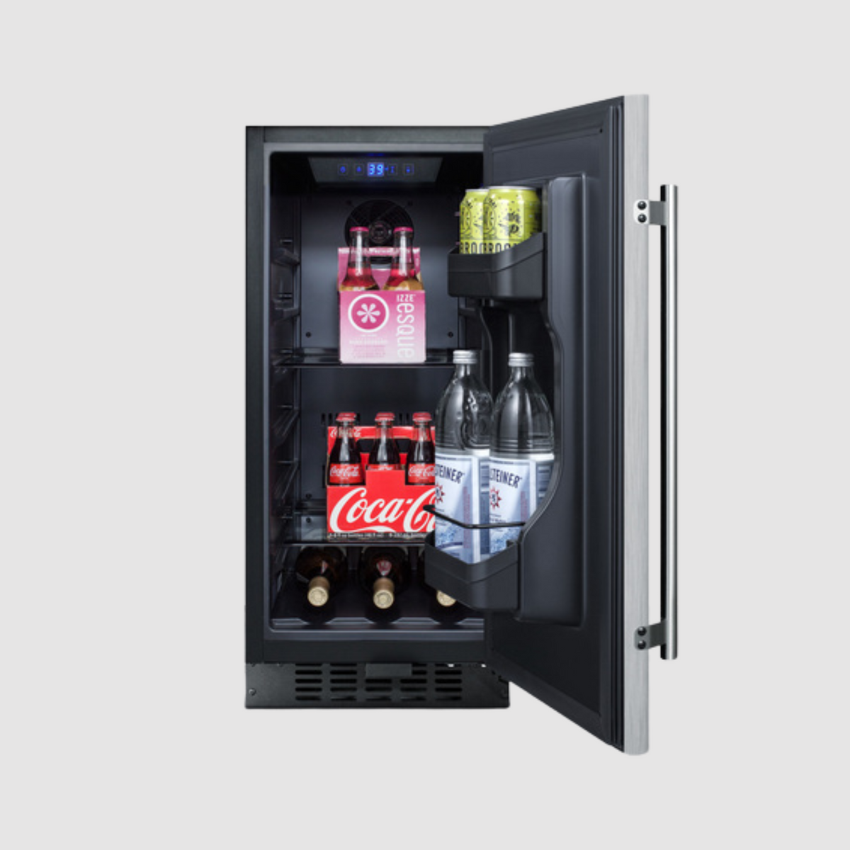 Summit 15" Wide Built-In All-Refrigerator, ADA Compliant ALR15BCSS