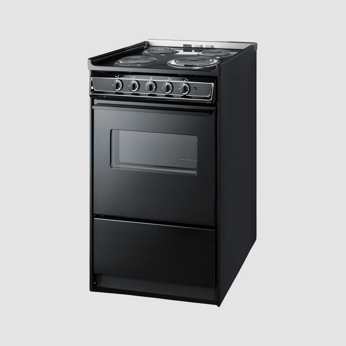 Summit 20" Wide Electric Coil Range TEM110BRWY