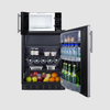 Summit Microwave/Refrigerator-Freezer Combination with Allocator MRF66BK2SSA