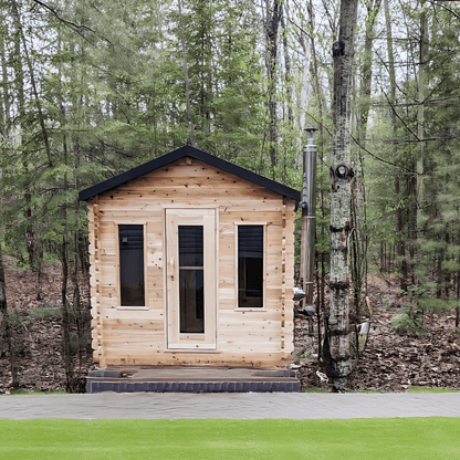 Leisurecraft CT Georgian Cabin Sauna with Changeroom