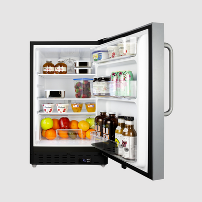Summit 21" Wide Built-In All-Refrigerator, ADA Compliant ALR47BSSTB