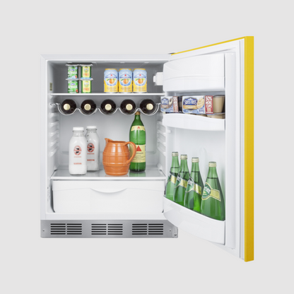 Summit 24" Wide All-Refrigerator, ADA Compliant BAR611WHYADA