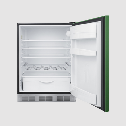 Summit 24" Wide All-Refrigerator BAR631BKG