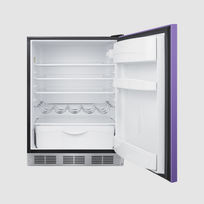 Summit 24" Wide All-Refrigerator, ADA Compliant BAR631BKPADA