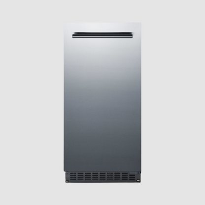 Summit 62 lb. Clear Outdoor/Indoor Icemaker BIM68OSGDR