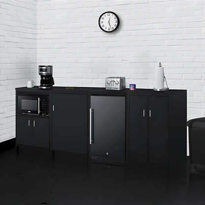 Summit 85" Wide Casework Suite with Refrigerator and Microwave, ADA Height CWSUITE85R