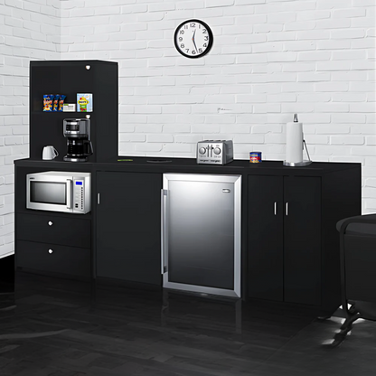 Summit 95" Wide Casework Suite with Beverage Center and Microwave, ADA Height CWSUITE95G