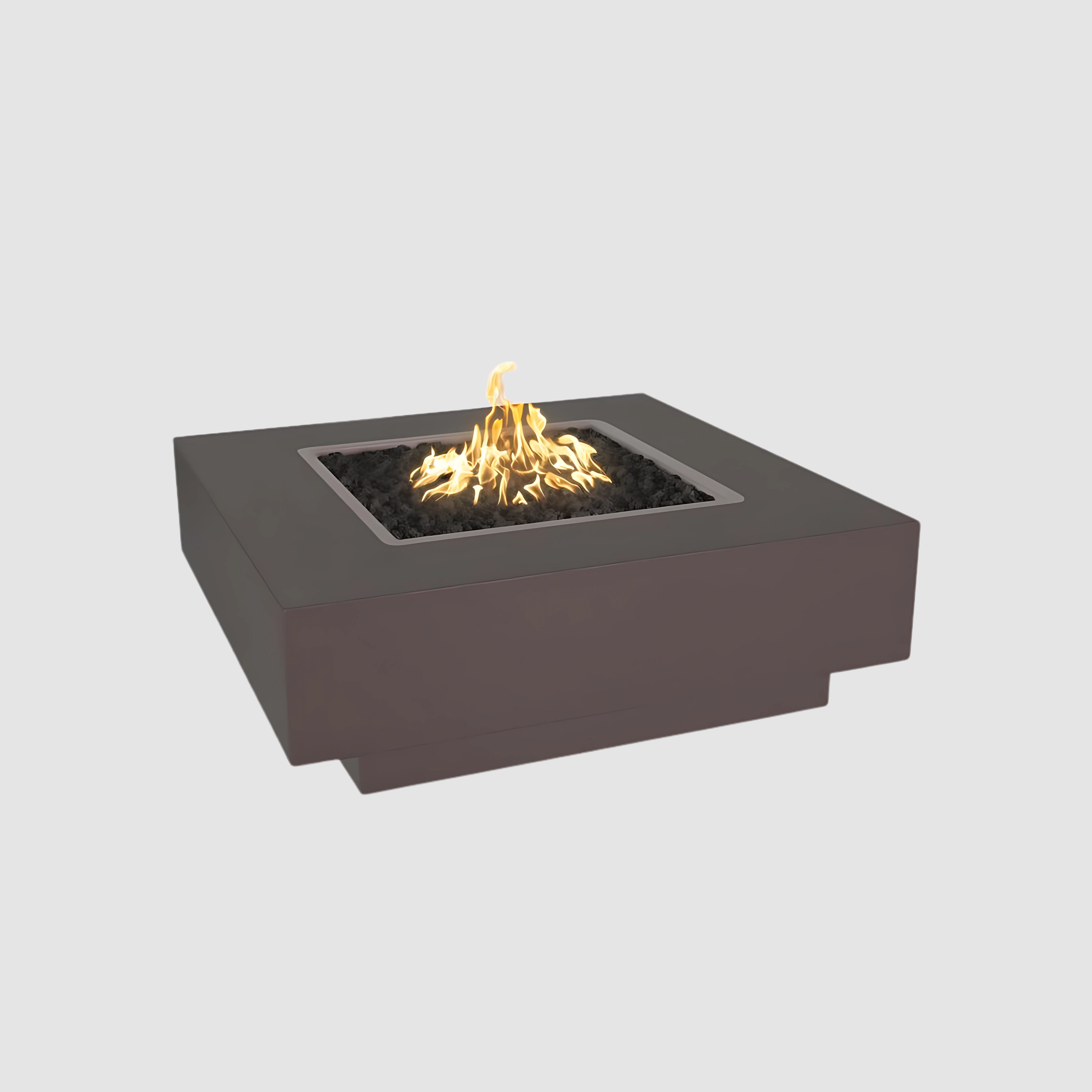 The Outdoor Plus Cabo Square Fire Pit - Powder Coat
