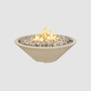 The Outdoor Plus Cazo Fire Pit - Narrow Ledge - GFRC Concrete