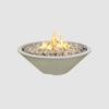 The Outdoor Plus Cazo Fire Pit - Narrow Ledge - GFRC Concrete
