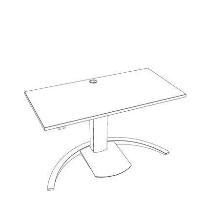 ConSet Electric Adjustable Desk Type 501-19