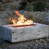 The Outdoor Plus Coronado Fire Pit - GFRC Wood Grain