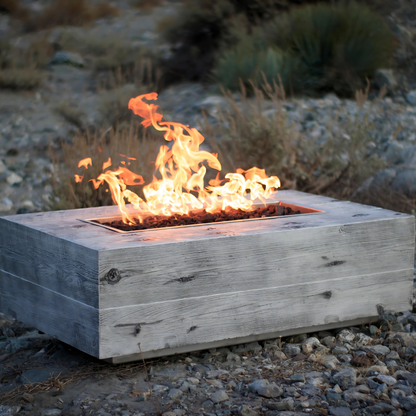 The Outdoor Plus Coronado Fire Pit - GFRC Wood Grain