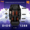 Kahuna Chair Dios Massage Chair 8D Dual Air Tech Touch Roller SL-track with Brain Relaxation Program Dios-1288