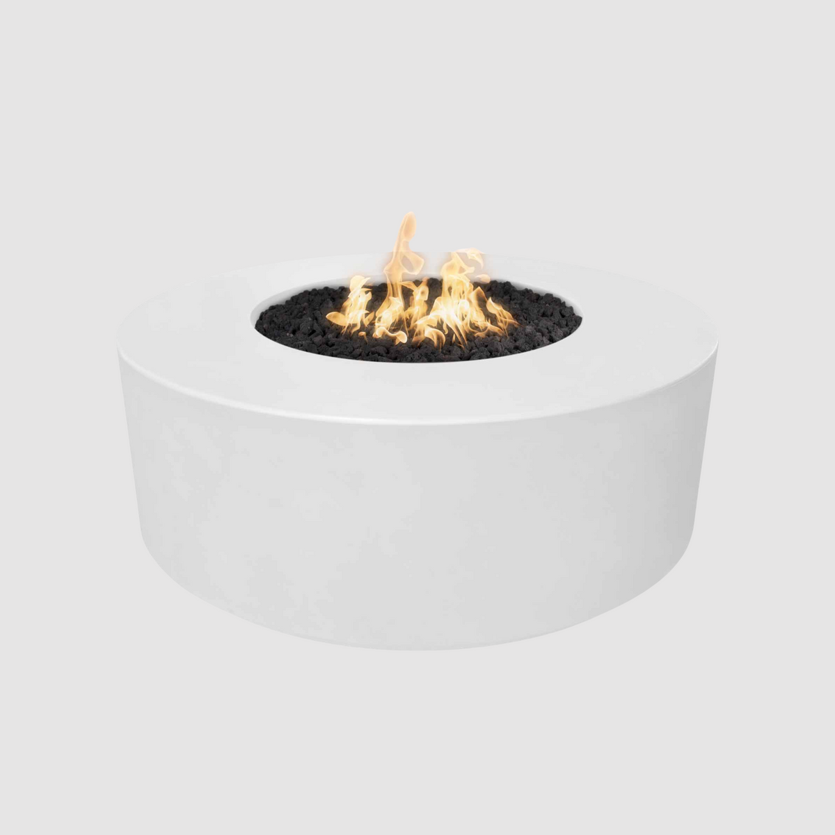 The Outdoor Plus Florence Fire Pit - 20″ Tall GFRC Concrete