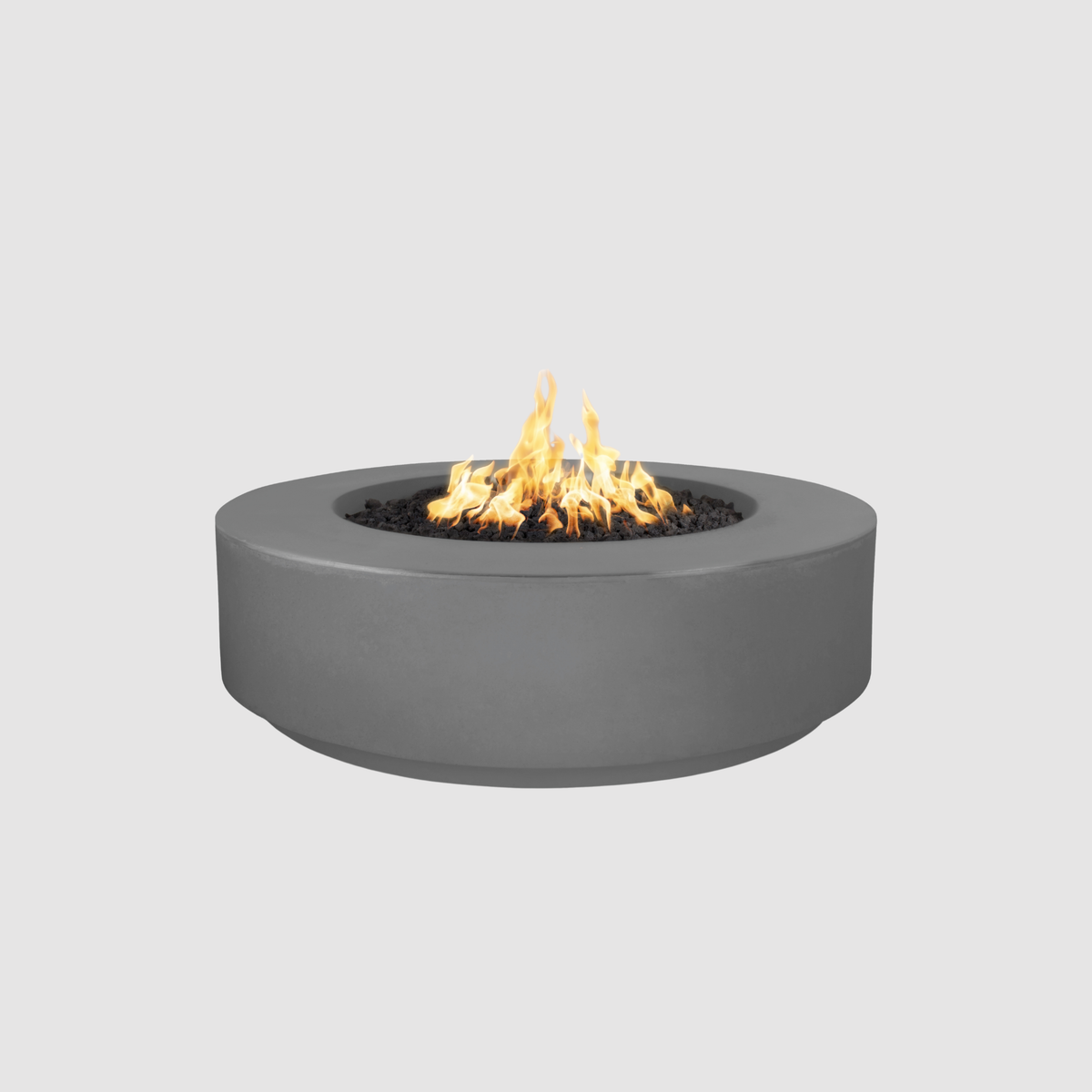 The Outdoor Plus Florence Fire Pit - 12″ Tall GFRC Concrete