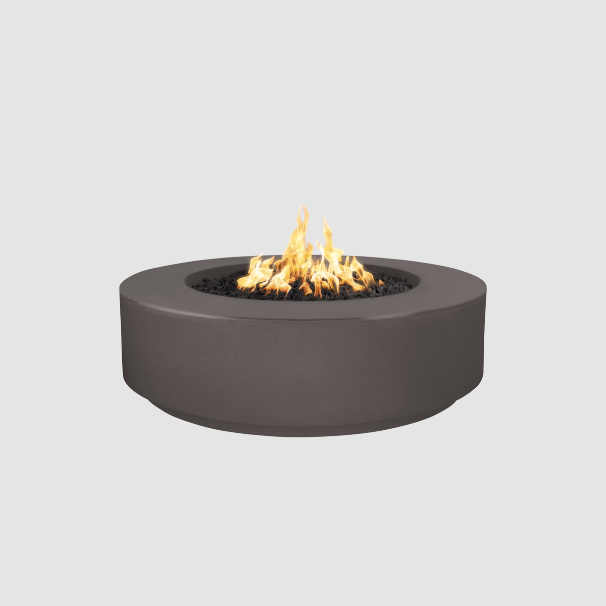 The Outdoor Plus Florence Fire Pit - 12″ Tall GFRC Concrete