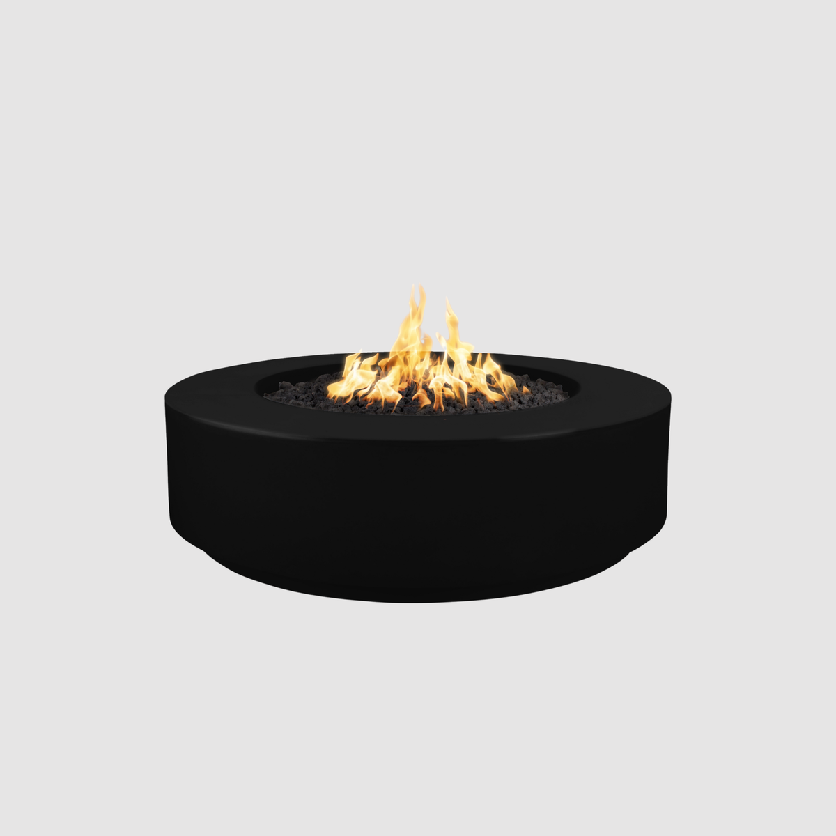 The Outdoor Plus Florence Fire Pit - 12″ Tall GFRC Concrete