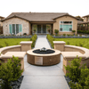 The Outdoor Plus Florence Fire Pit - 20″ Tall GFRC Concrete