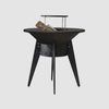 The Outdoor Plus Mojave Wood Burning Cast-iron Grill Metal Collection