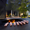 The Outdoor Plus Mojave Wood Burning Cast-iron Grill Metal Collection