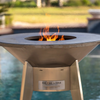 The Outdoor Plus Mojave Wood Burning Cast-iron Grill Metal Collection
