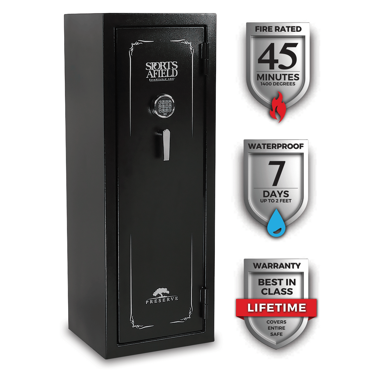 Sports Afield Preserve Series Gun Safe