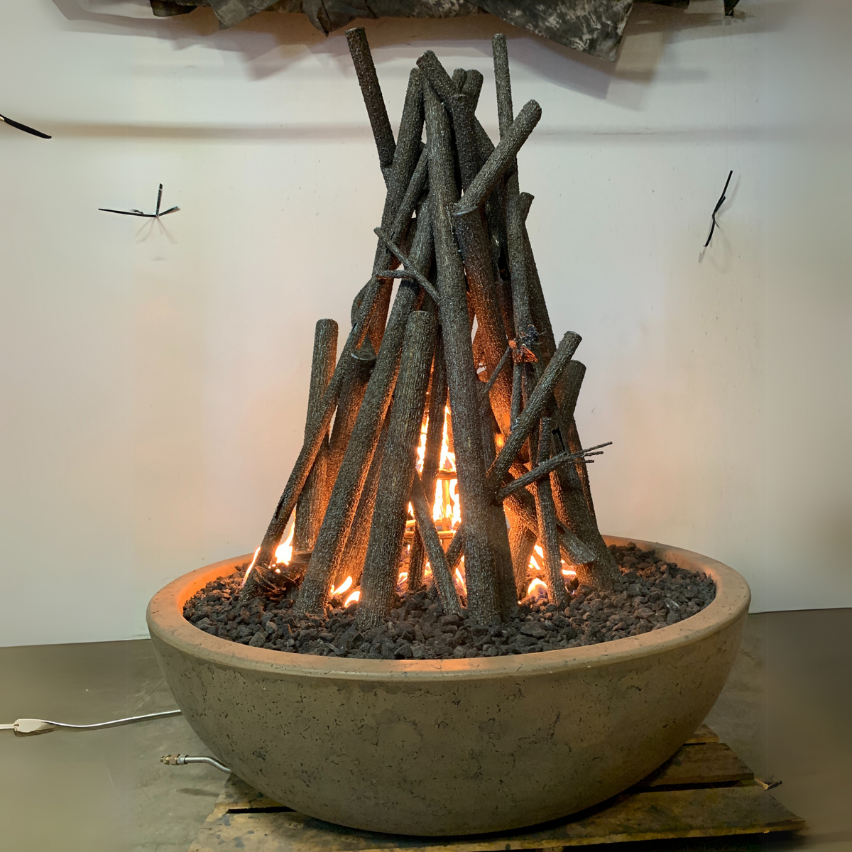The Outdoor Plus 48″ Sedona Fire Pit - Metal Powder Coat